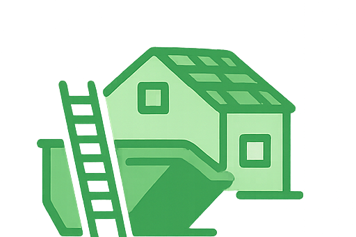 Home renovation with ladder for improvement projects